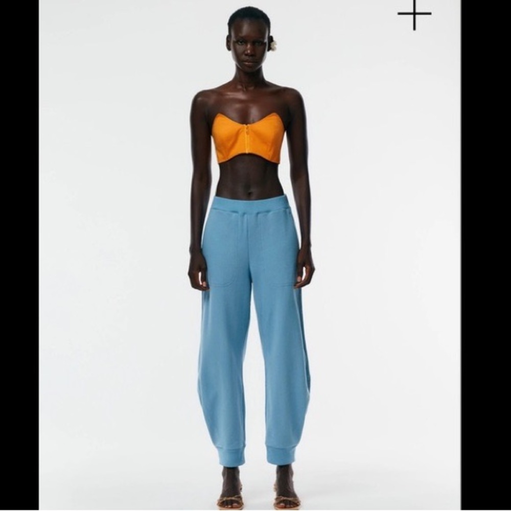 Tibi dusty blue calder size XS-Long